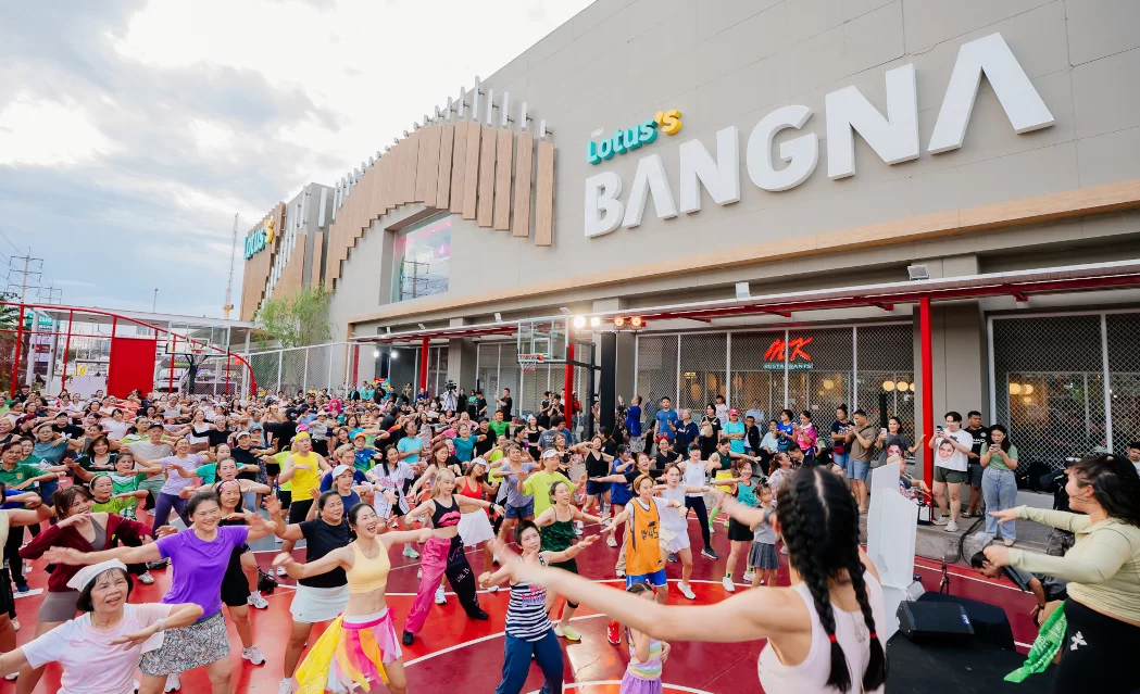 แม็คโคร-โลตัส ภายใต้ ซีพี แอ็กซ์ตร้า รีเทิร์นแลนด์มาร์คแอโรบิกของชุมชน  ปักหมุด Healthy Space สร้างพื้นที่ความสุขทั่วไทย