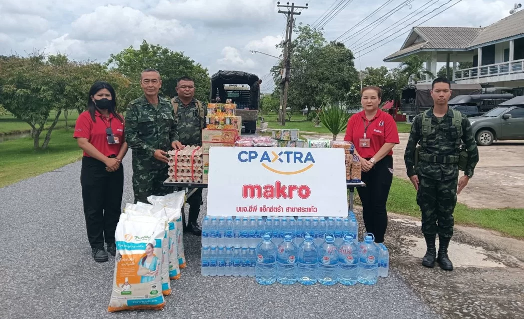 CP Axtra Stands with Thai Society Volunteers from Makro and Lotus Extend Relief Efforts to Border Communities